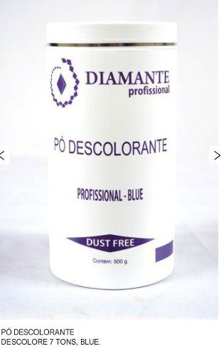 Pó Descolorante Diamante Profissional Dust Free 500g